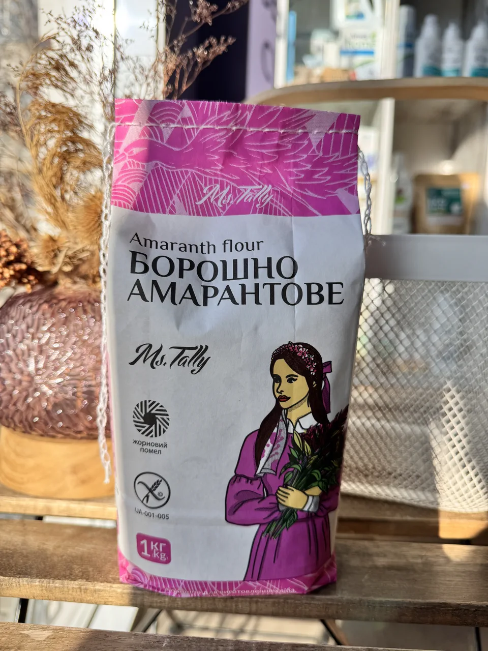 Амарантовая мука без глютена, 1кг Ms.Tally