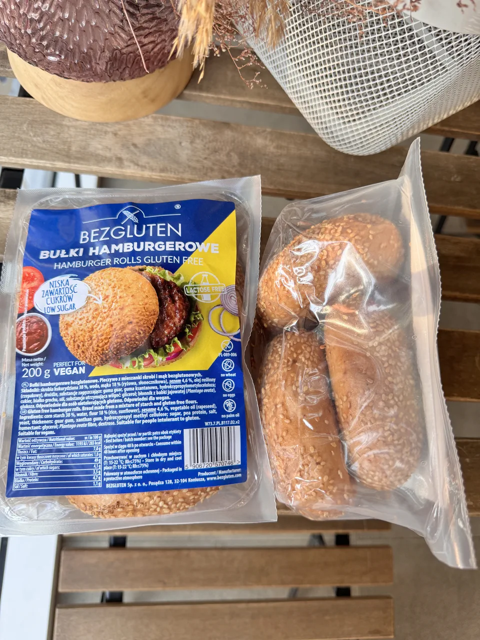 Булочки для бургеров без глютена, 3шт Bezgluten