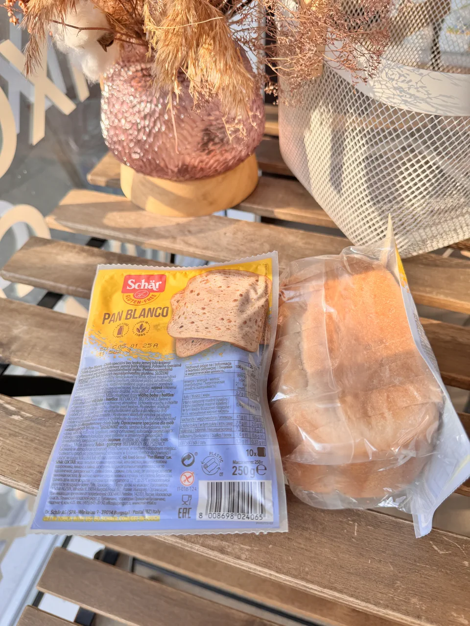 Хлеб белый без глютена Pan Blanco, 250г Schar