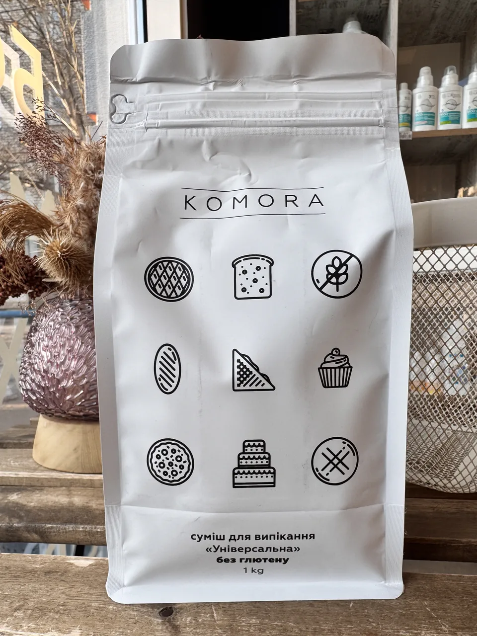 Универсальная безглютеновая смесь 1кг KOMORA