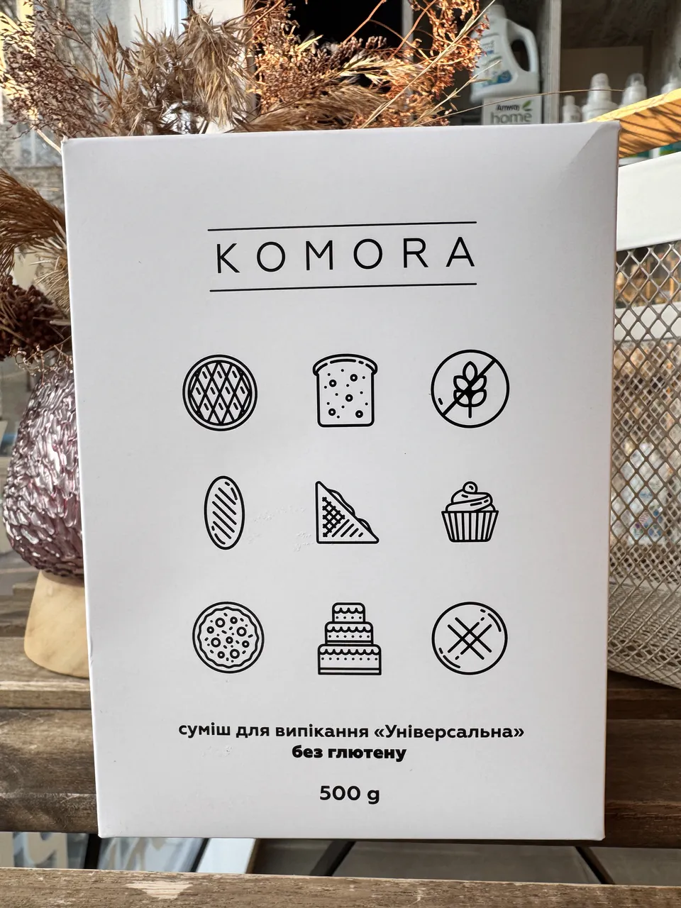 Универсальная смесь без глютена, 500г KOMORA